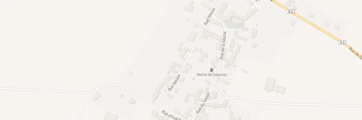 Plan du 14 Rue Neuve à Saponay