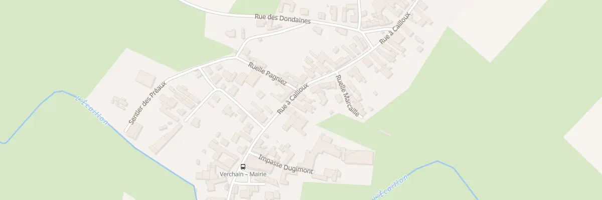 Plan du 18 Rue à Cailloux à Verchain-Maugré