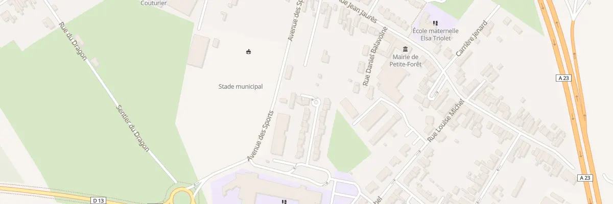 Plan du 17 Rue Jean Stablinski à Petite-Forêt