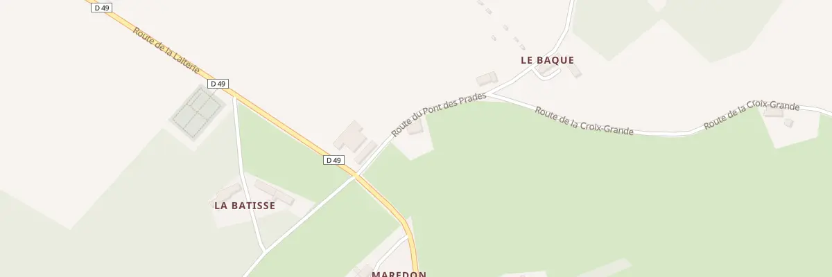 Plan du 5141 La Croix Grande à Saint-Genès-la-Tourette