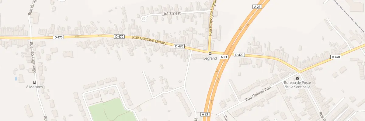 Plan du 67 Rue Gustave Delory à La Sentinelle