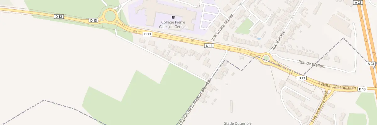 Plan du 7 Rue Ambroise Croizat à Petite-Forêt