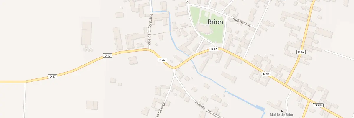 Plan du 6 Rte de Joigny à Brion