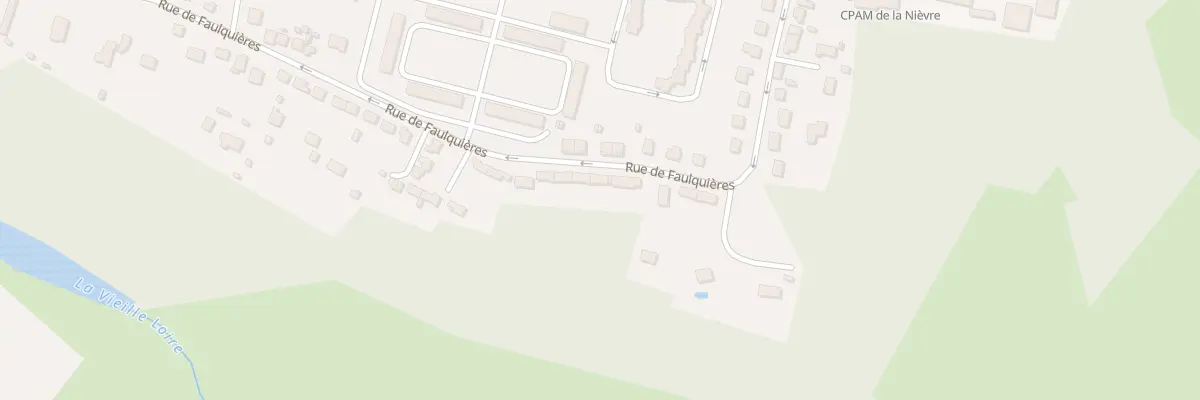 Plan du 85 Rue de Faulquières à Decize