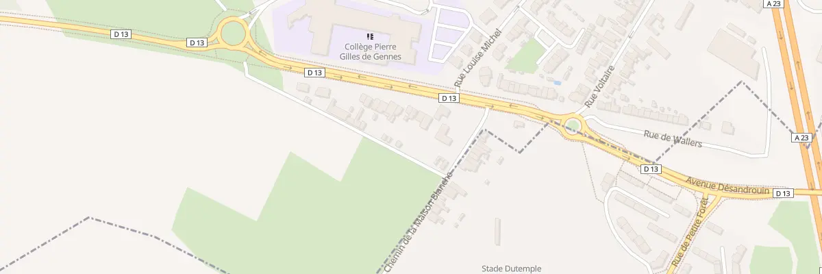 Plan du 5 Rue Ambroise Croizat à Petite-Forêt