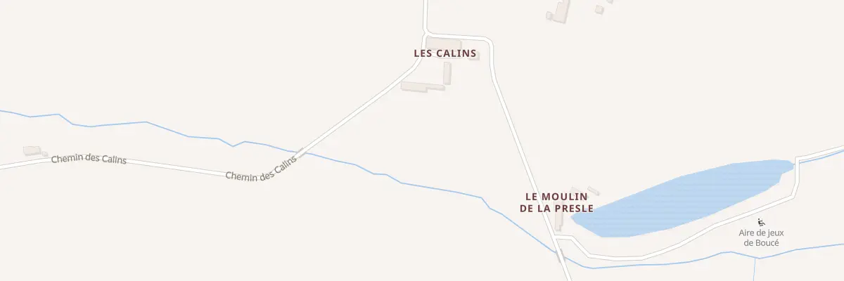 Plan du 5010 Chez Calin à Boucé