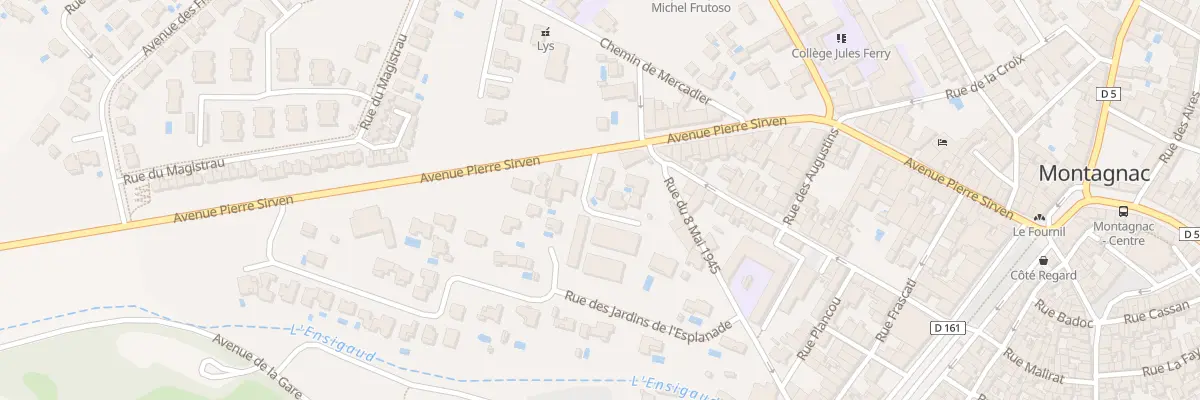 Plan du 11B Rue du 8 Mai 1945 à Montagnac