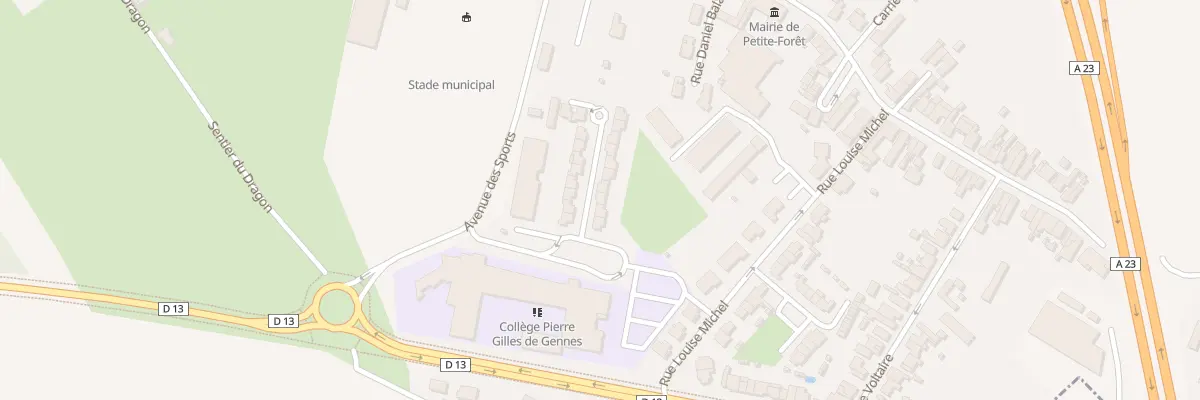 Plan du 6 Rue Jean Stablinski à Petite-Forêt