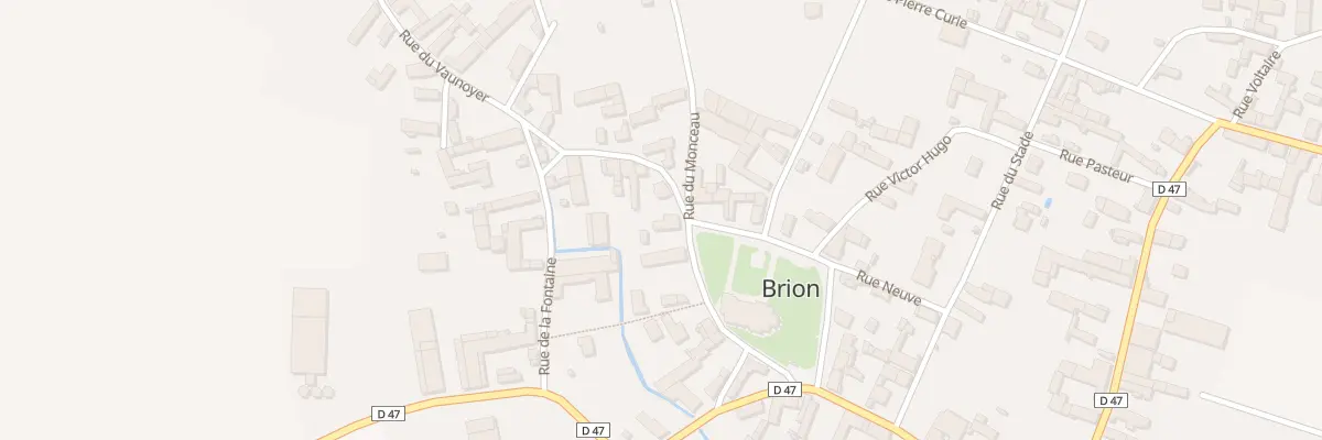 Plan du 22 Pl de l’Église à Brion
