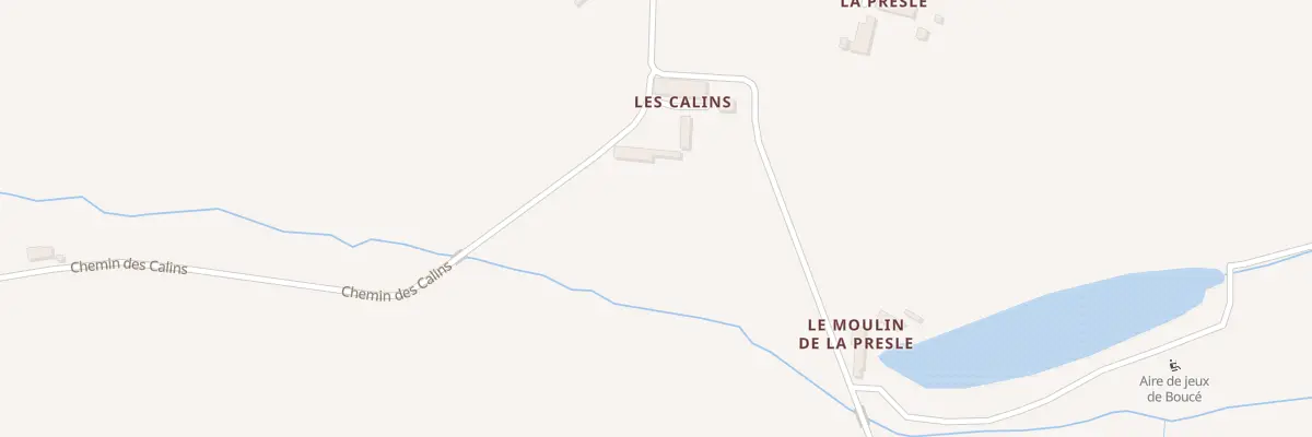 Plan du 5010 Chez Calin à Boucé