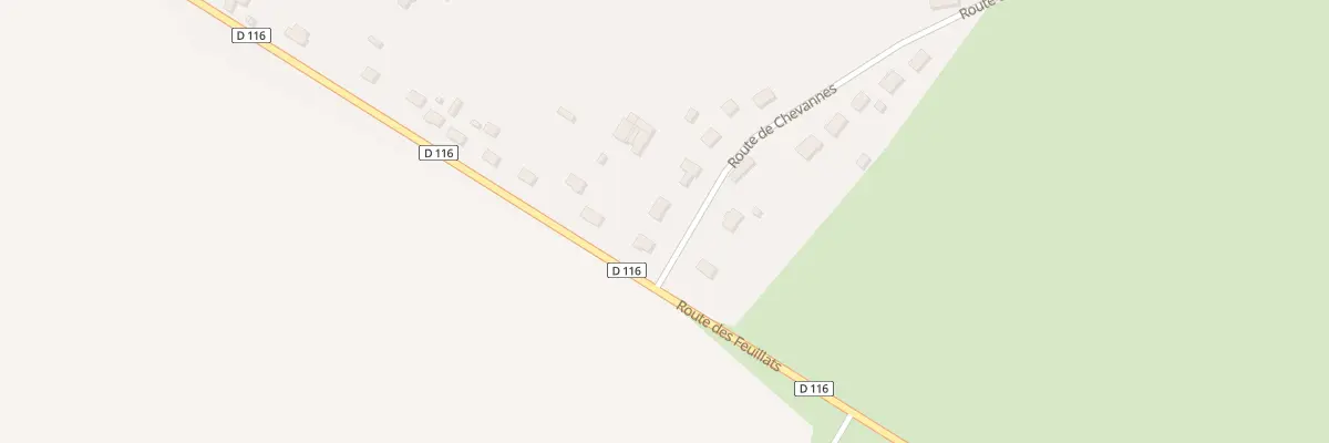 Plan du 4 Rte de Chevannes à Decize