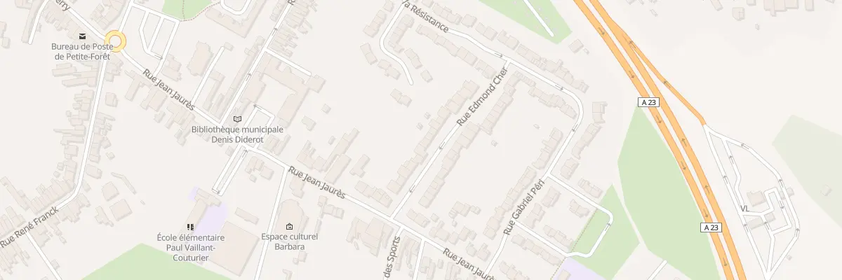 Plan du 14 Rue Edmond Cher à Petite-Forêt