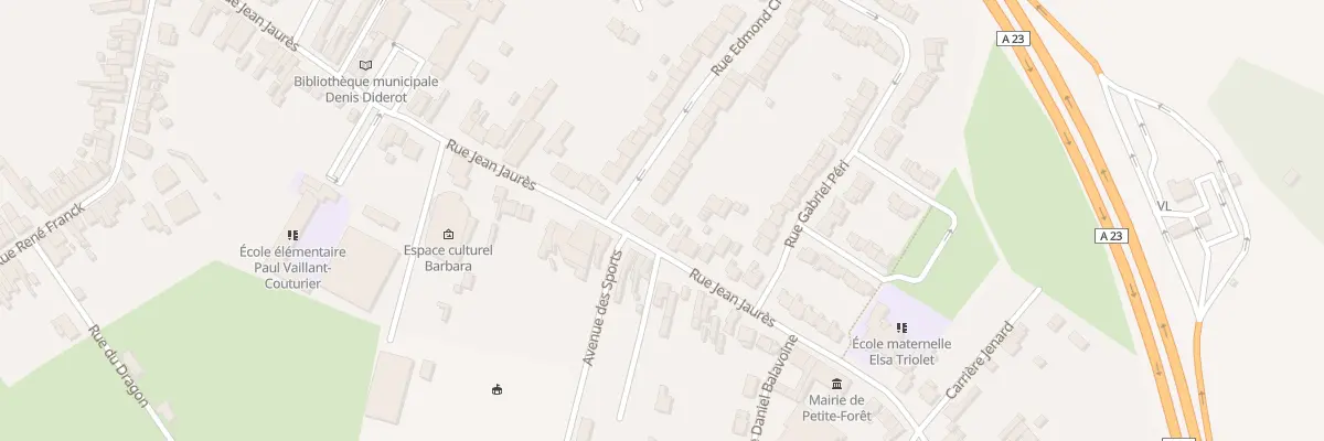 Plan du 53 Rue Jean Jaures à Petite-Forêt