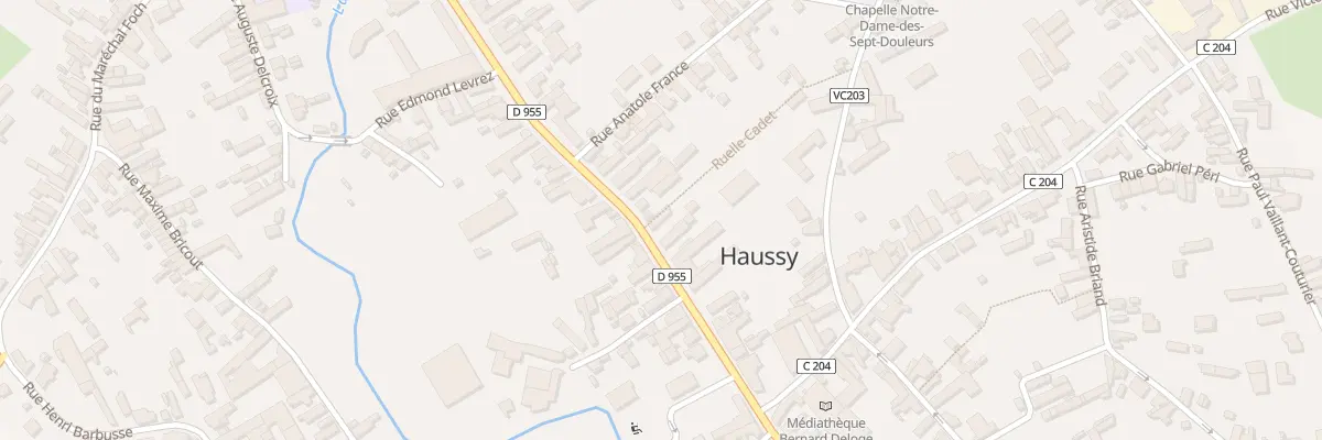 Plan du 20 Rue Roger Salengro à Haussy