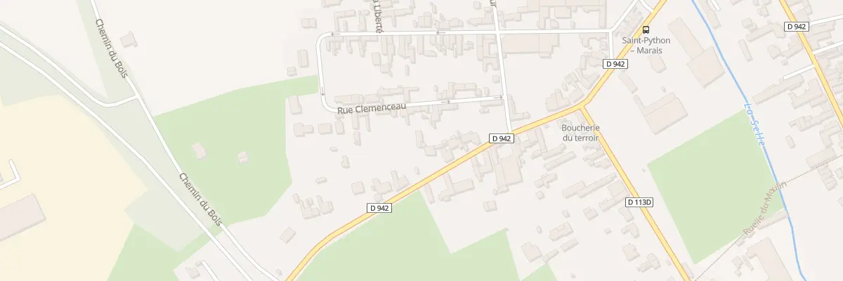 Plan du 7B Rue Clémenceau à Saint-Python