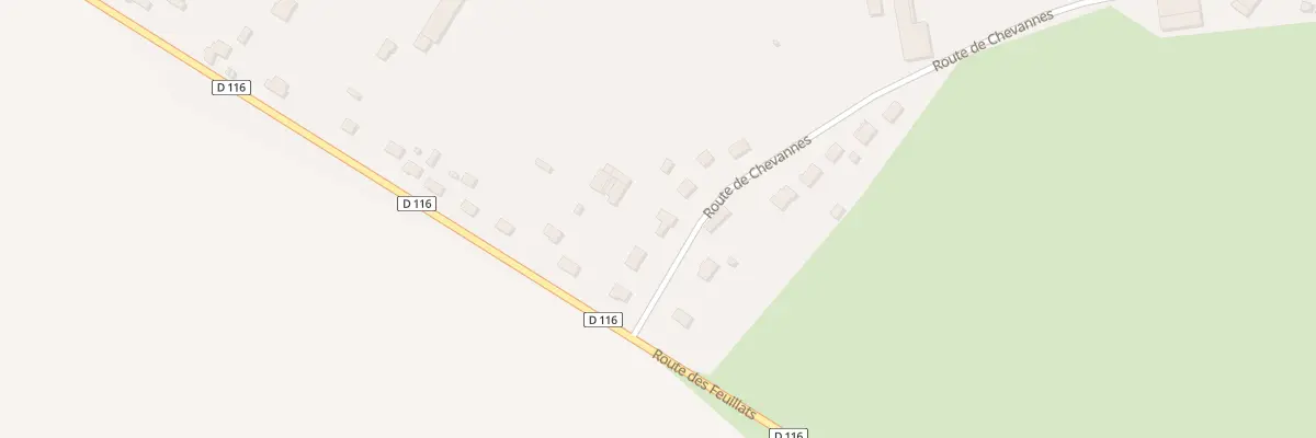 Plan du 6 Rte de Chevannes à Decize