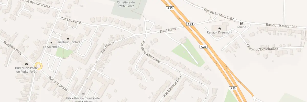 Plan du 4 Rue Gabriel Peri à Petite-Forêt