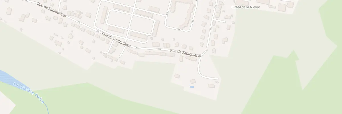 Plan du 87 Rue de Faulquières à Decize