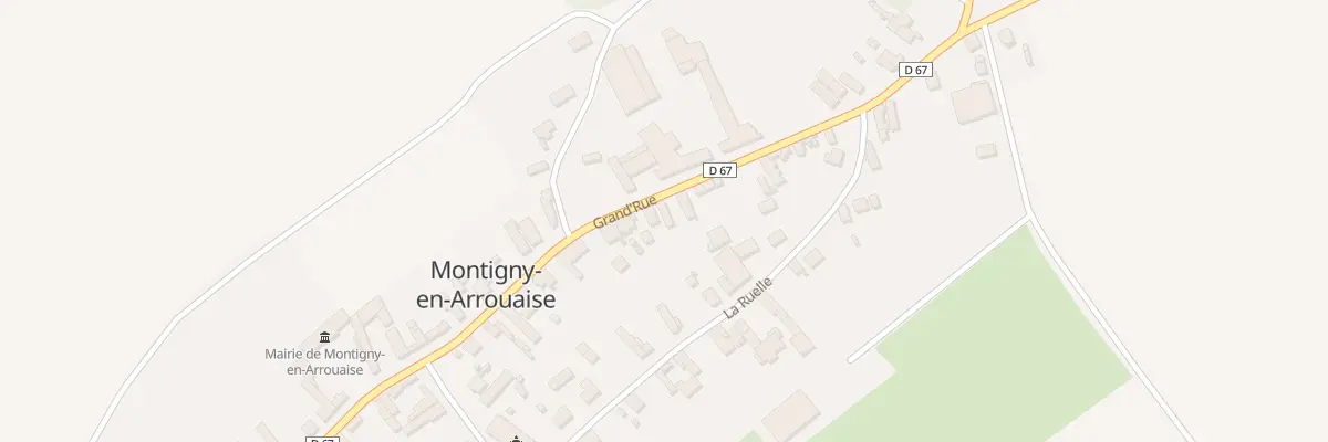 Plan du 24 Gr Grand Rue à Montigny-en-Arrouaise