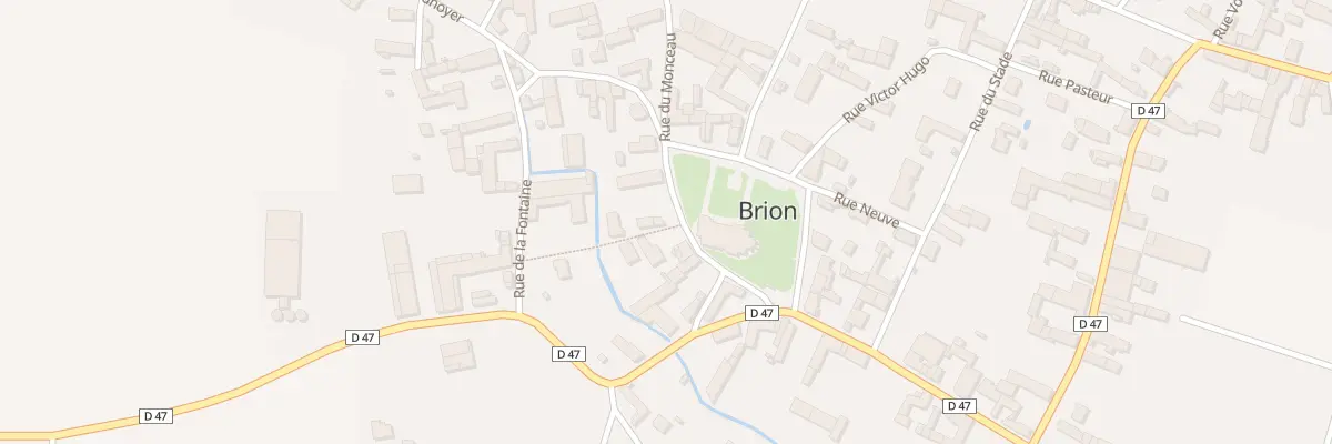 Plan du 2 Rle St Phal à Brion