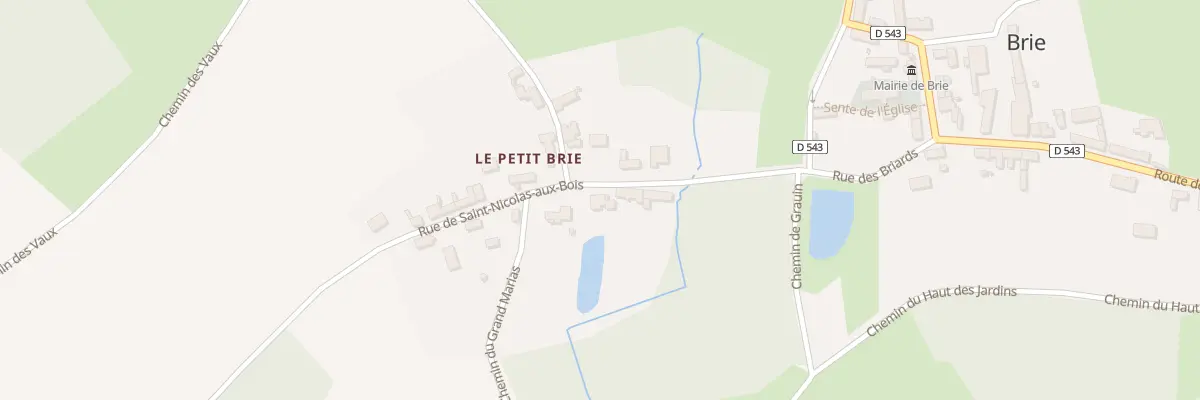 Plan du 5 Rue de St Nicolas aux Bois à Brie