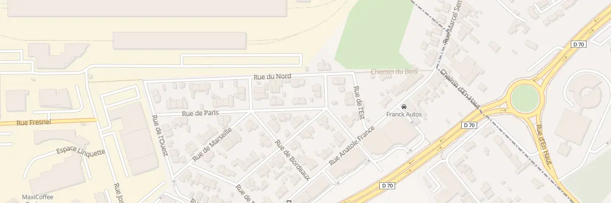 Plan du 1 Rue de Paris à Petite-Forêt