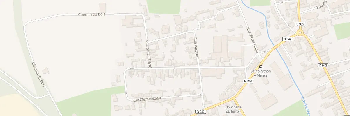 Plan du 12 Rue Gambetta à Saint-Python