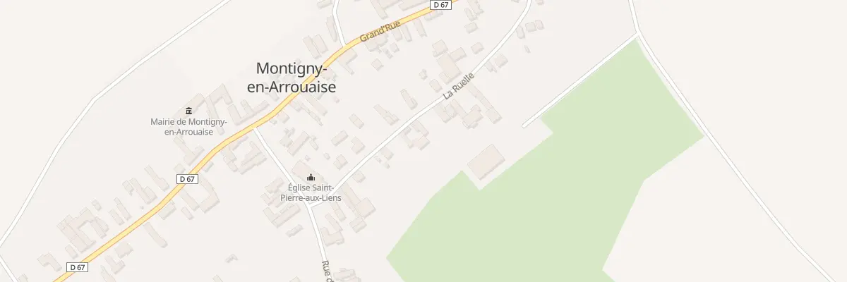 Plan du 16 La Ruelle à Montigny-en-Arrouaise