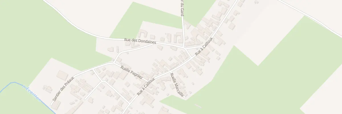 Plan du 45 Rue à Cailloux à Verchain-Maugré
