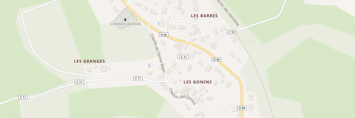 Plan du 5350 Les Barres à Dorat