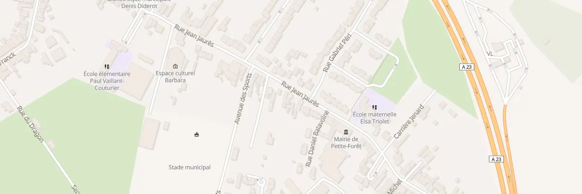 Plan du 70 Rue Jean Jaures à Petite-Forêt