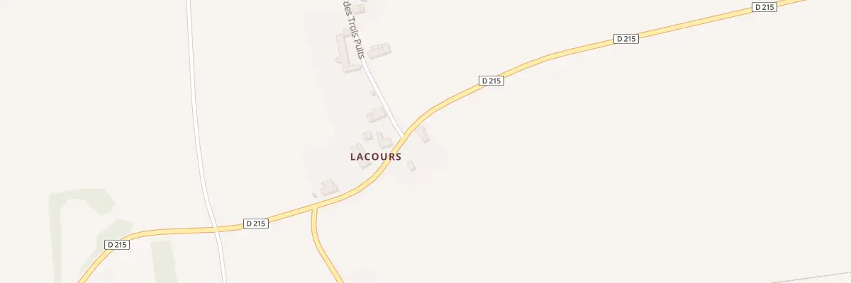 Plan du 2 Lacours à Montenils