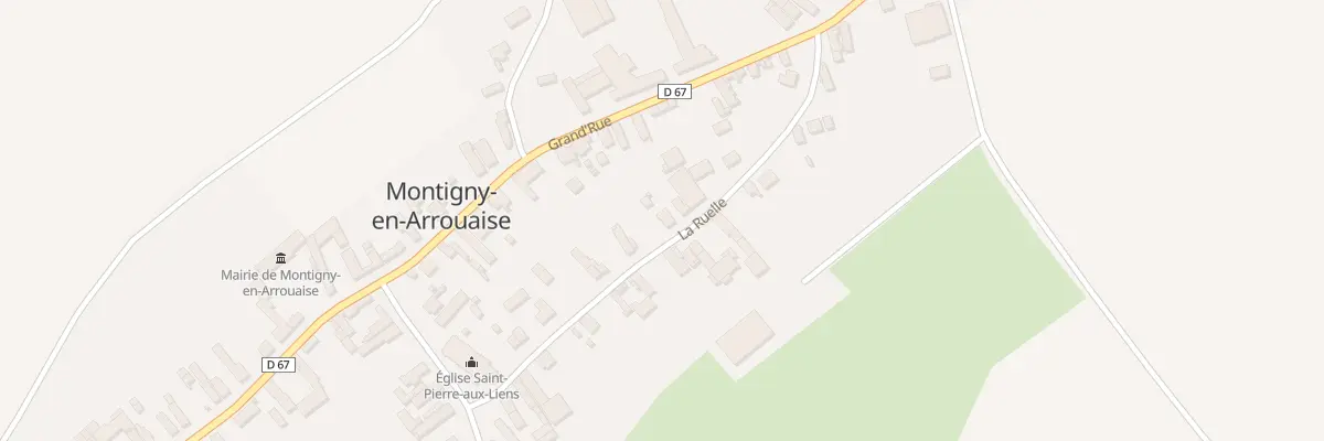 Plan du 15 La Ruelle à Montigny-en-Arrouaise