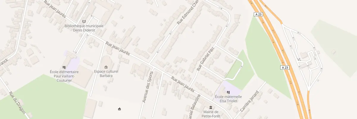 Plan du 59 Rue Jean Jaures à Petite-Forêt