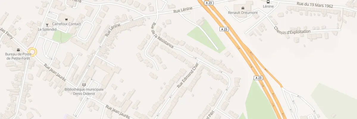 Plan du 9 Rue Gabriel Peri à Petite-Forêt