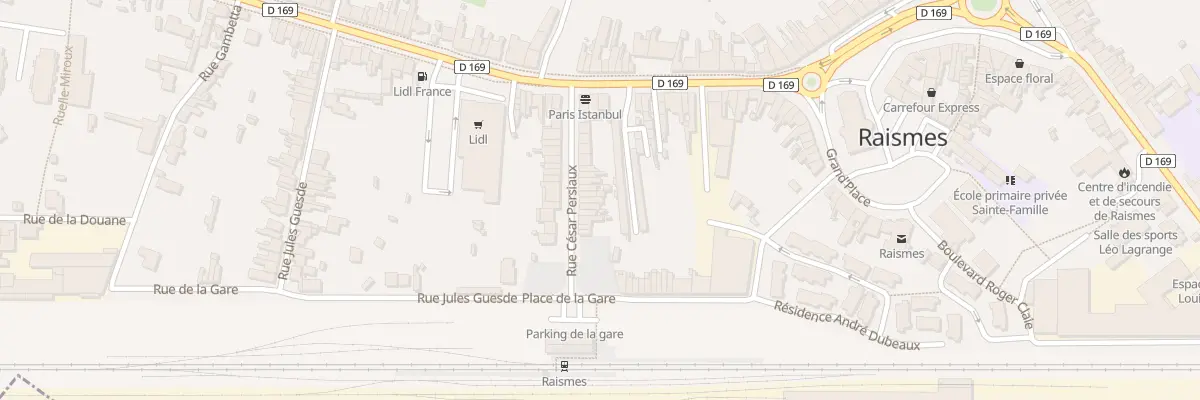 Plan du 17 Rue César Persiaux à Raismes