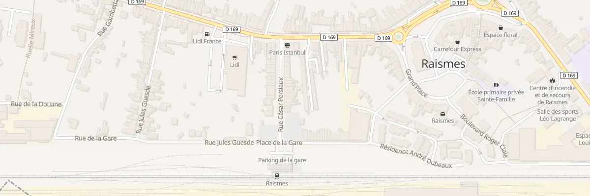 Plan du 19 Rue César Persiaux à Raismes