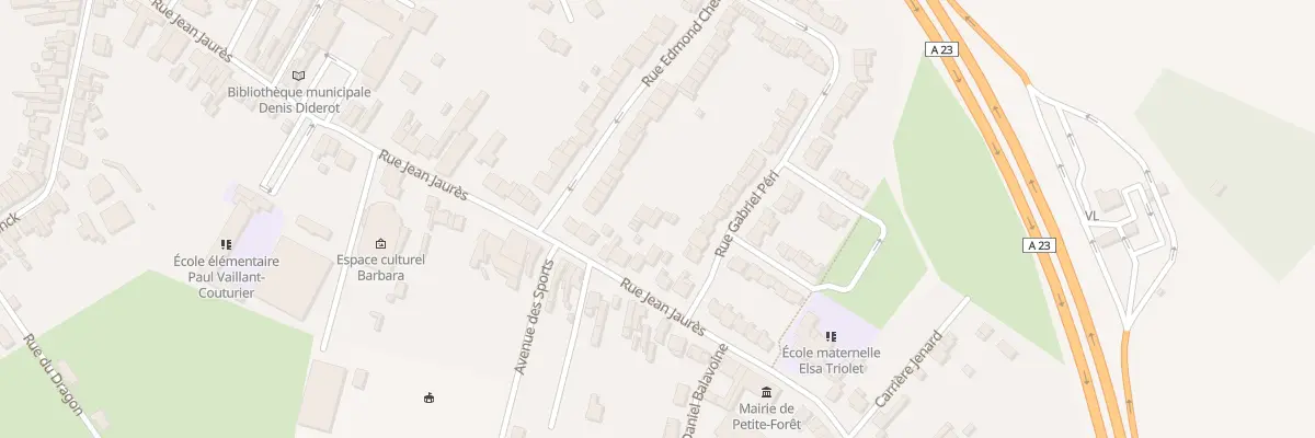 Plan du 61 Rue Jean Jaures à Petite-Forêt