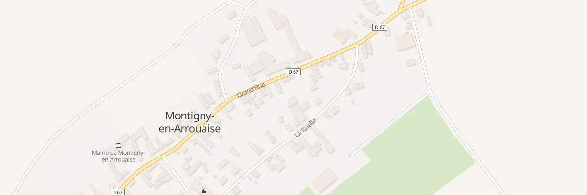 Plan du 28 Gr Grand Rue à Montigny-en-Arrouaise