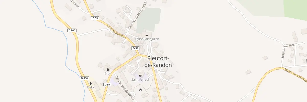 Plan du 5139 Pl de l’Eglise à Meyrueis