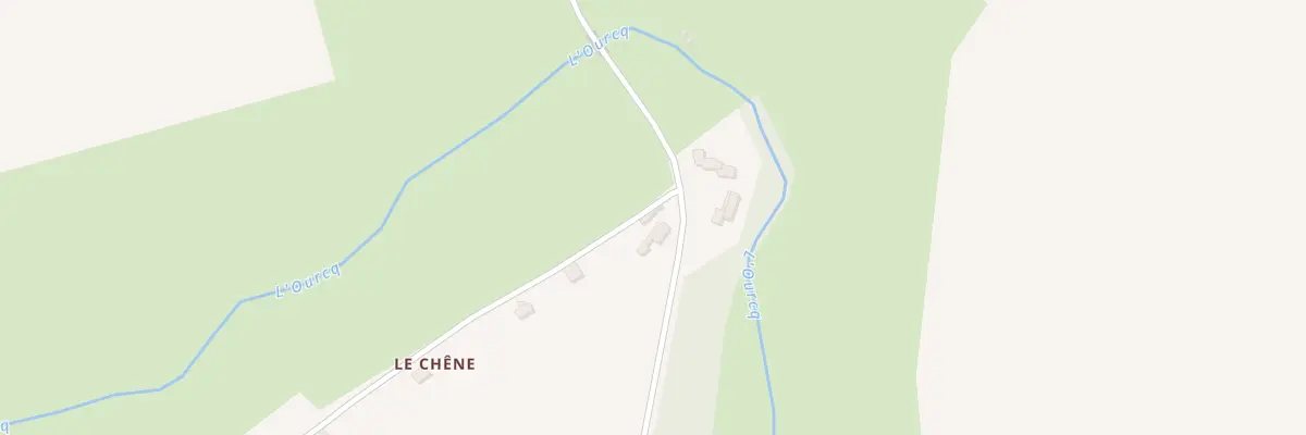 Plan du 2 Le Chene à Saponay