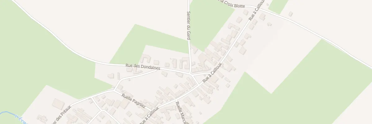 Plan du 2 Rue des Dondaines à Verchain-Maugré