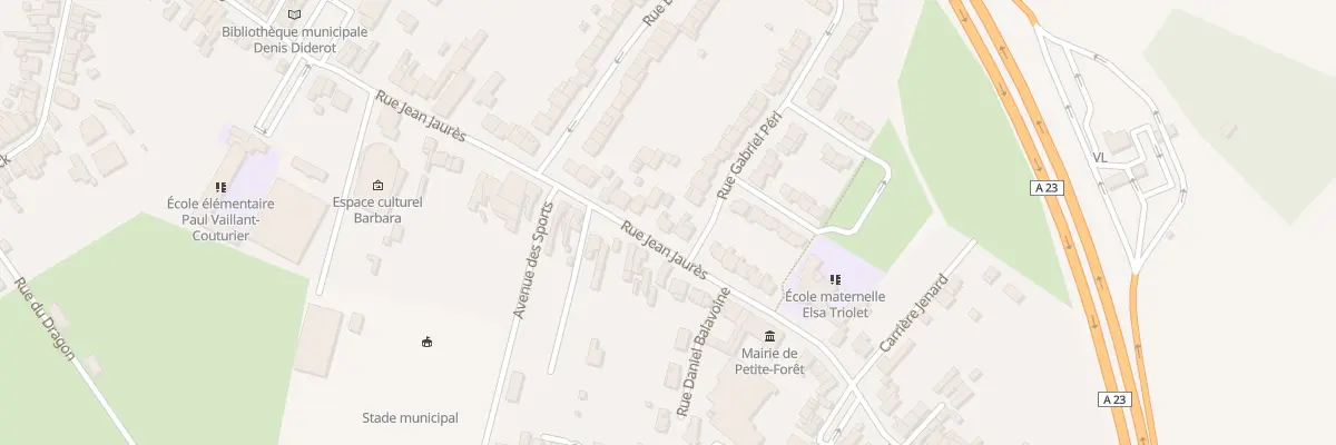 Plan du 67 Rue Jean Jaures à Petite-Forêt