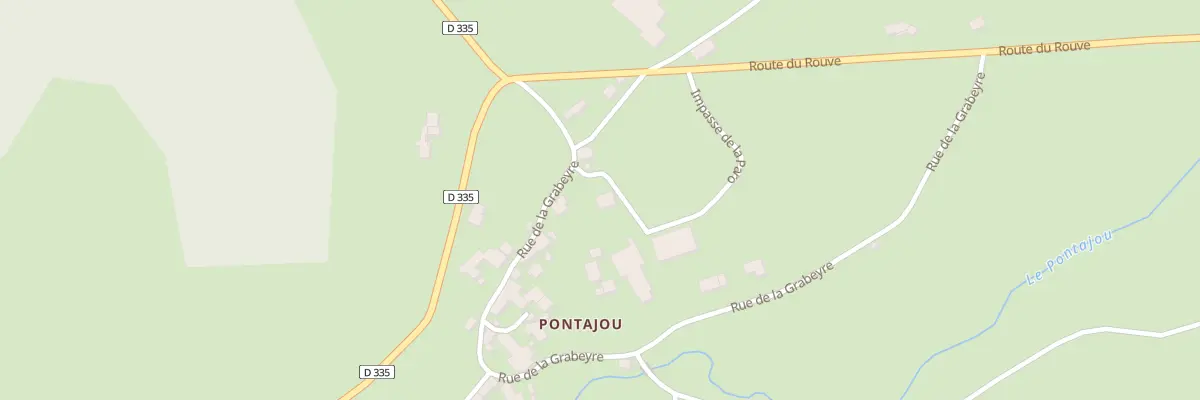 Plan du 5159 Pontajou à Venteuges