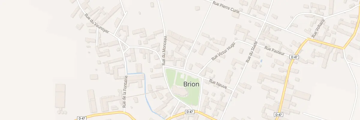 Plan du 16 Pl de l’Église à Brion