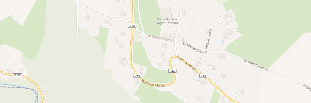 Plan du 85 Rte de Molles à Cusset