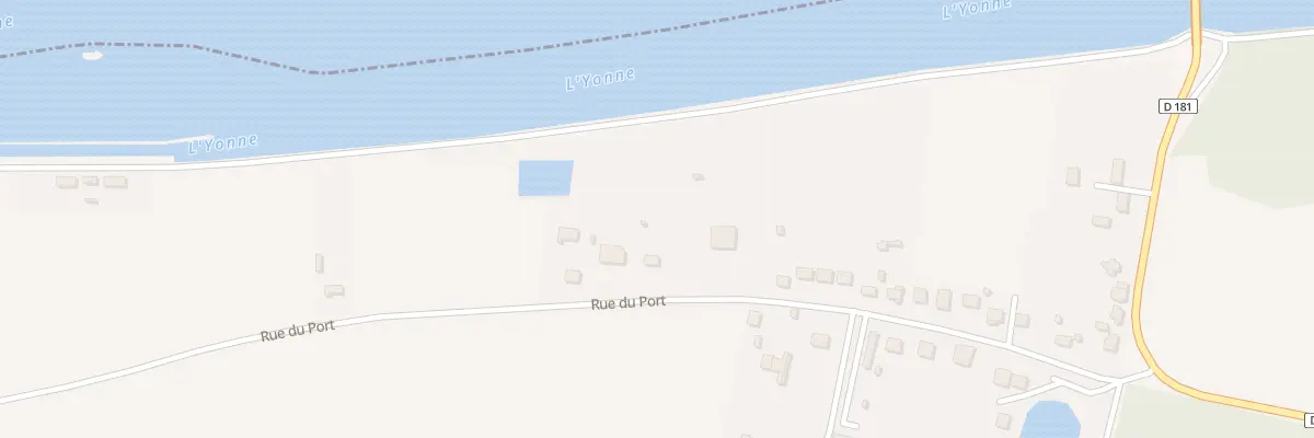 Plan du 18 Rue du Port à Épineau-les-Voves