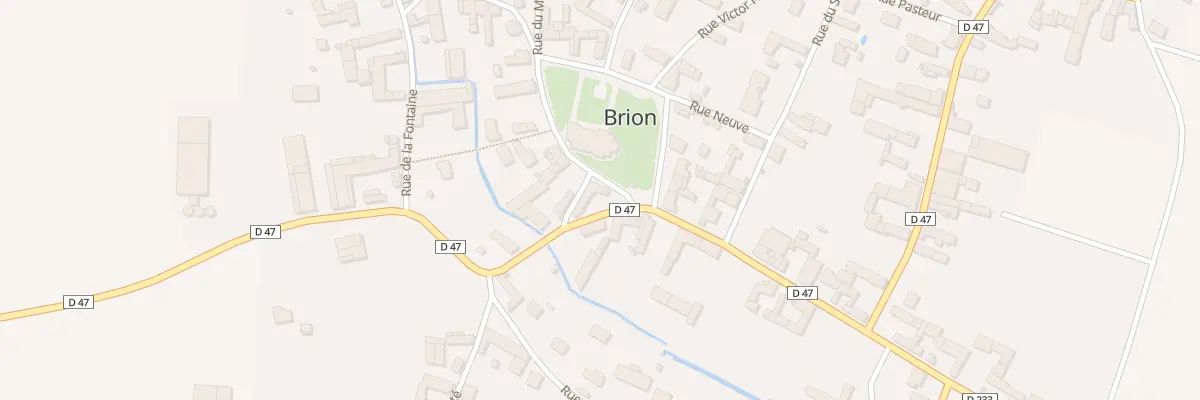 Plan du 2 Rte de Joigny à Brion