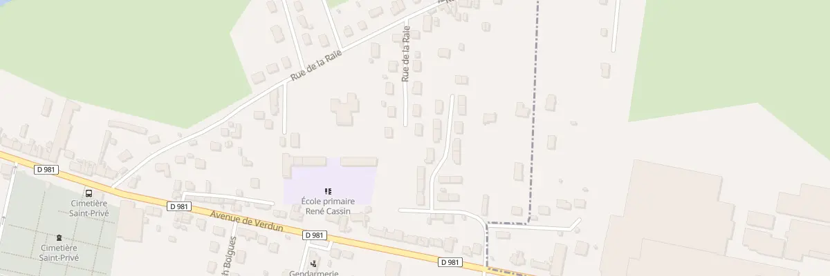 Plan du 35E Rue de la Raie à Decize
