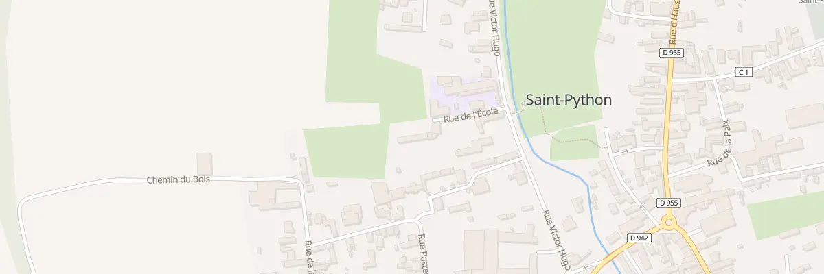 Plan du 3 Rue de l’Ecole à Saint-Python